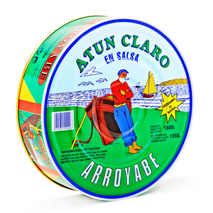 Atún claro en salsa sin sangacho pandereta Arroyabe