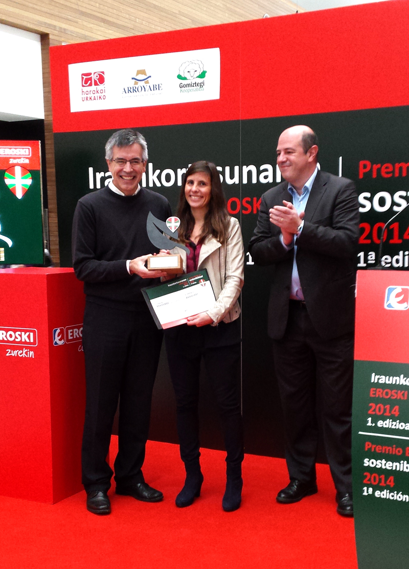 Premio Eroski a la sostenibilidad